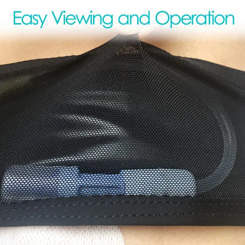 Vista 2 de Cinturón de diálisis peritoneal transpirable con bolsillo de malla, soporte para catéter PD, accesorios sin rebote para juego de transferencia