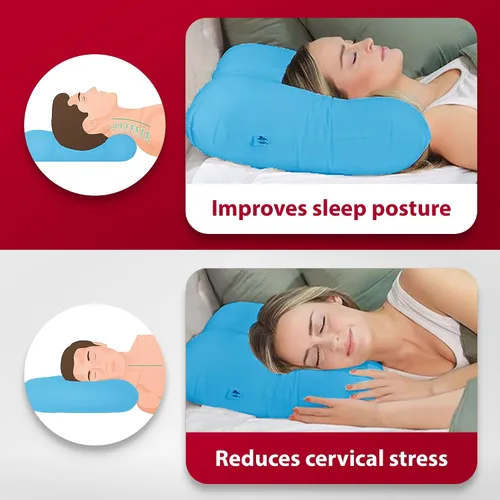 Vista 4 de Almohada de apoyo cervical, ideal para dolor de cuello y apoyo ortopédico por Core Products