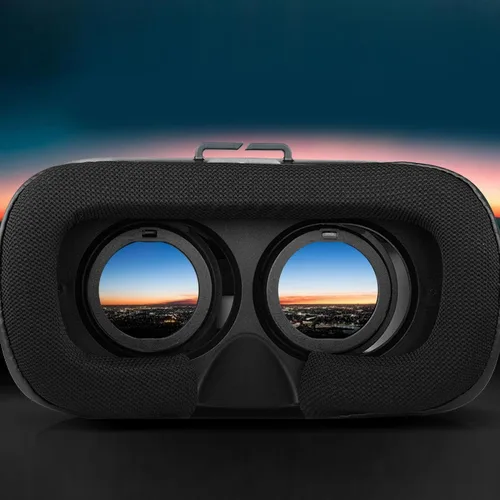 Vista 4 de VR Headset for Phone, Comfortable ABS 3D Virtual Reality VR Glasses, Multifunction Head Mounted VR Headset Anti Blue Light for Gaming Cinema (VR II)