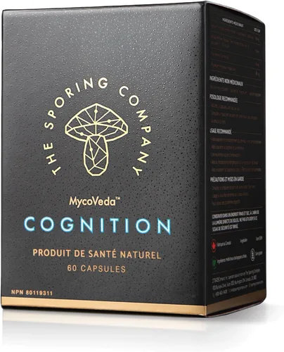 Vista 9 de Mycoveda Cognition Lions Mane Hongo, Bacopa Monnieri Suplemento natural para una mejor cognición y concentración