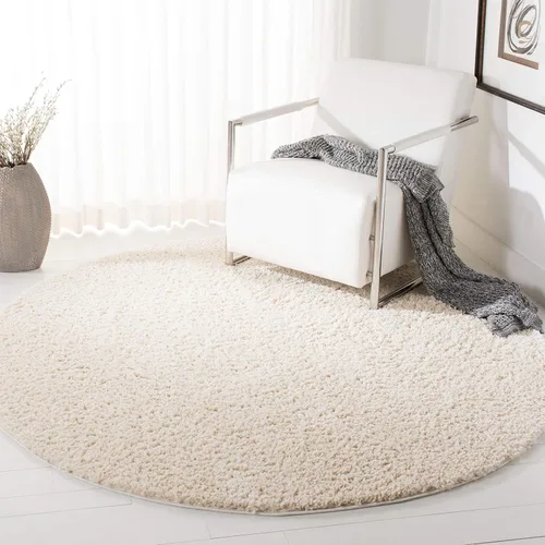 Vista 118 de SAFAVIEH Colección August Shag - Alfombra de área de 6 x 9 pies, color lila, diseño sólido, no desprende pelusa y de fácil cuidado, grosor de 1.2
