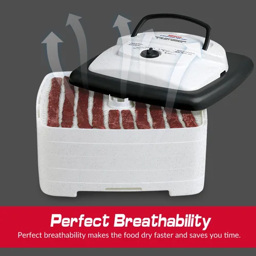 Vista 5 de GUCUJI Paquete de 5 hojas de deshidratador de silicona antiadherente prémium para secador de frutas Nesco FD-80 y FD-80A