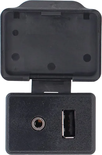 Vista 2 de ApplianPar Puerto auxiliar auxiliar USB USB para Nissan Altima 2014-2016 Sentra 2014-2018 Versa 2014-2019 Versa Note 2014-2017