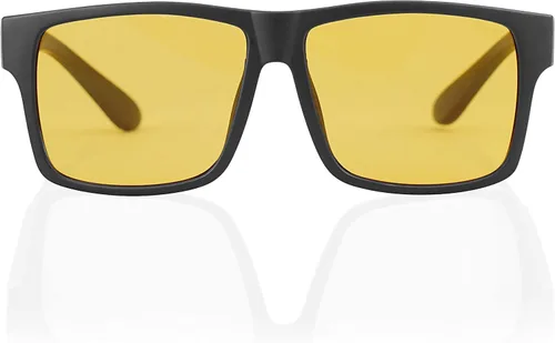 Vista 2 de TOROE Gafas de sol polarizadas RANGE Night Driving HD para hombre ligero TR90 marco cuadrado