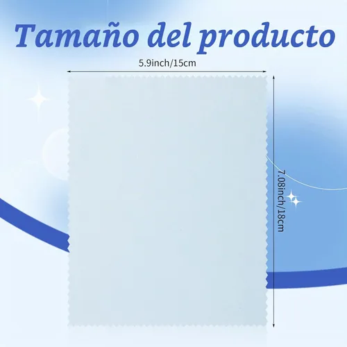 Vista 2 de Leelosp - 300 paños de limpieza para gafas de microfibra, color mixto