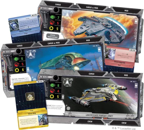 Vista 6 de Asmodee Star Wars Outer Rim Juego de mesa - Juego de estrategia, divertida aventura familiar para niños y adultos, a partir de 14 años, 1-4