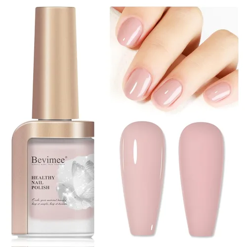 Vista 16 de Esmalte de uñas de secado rápido, color rosa, esmalte de uñas transparente, esmalte de uñas de secado rápido regular, a granel, sin gel, de larga