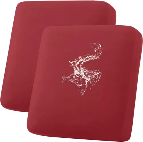 Vista 58 de hyha Fundas de cojín impermeables para sofá, funda elástica para asiento de sofá para perro, lavable, antideslizante, impermeable, fundas de cojín
