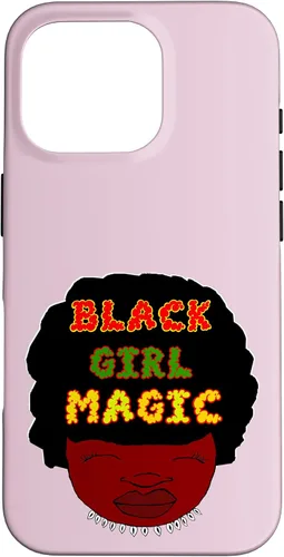 Vista 19 de Funda mágica para iPhone 12 mini niña negra