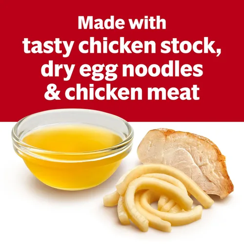 Vista 4 de Campbell's Sopa condensada de fideos de pollo caseros, lata de 10.5 onzas, 4 unidades (paquete de 6)