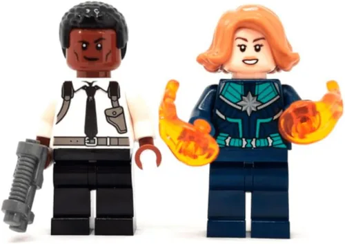 Vista 4 de LEGO Marvel Captain Marvel y Nick Fury - Bolsa de plástico (30453)