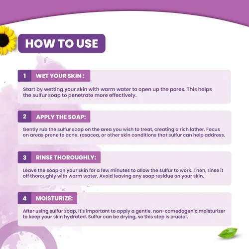 Vista 7 de Azufre lavanda Jabón por Naturasil 4 oz Itchy Skin, Bug Bites & Blemishes Naturally Derived Oils Gentle Daily Cleansing for Adults & Children