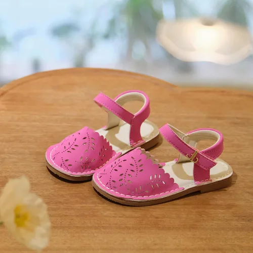 Vista 36 de THEE BRON Sandalias cómodas para niñas, zapatos para niños, sandalias rellenas
