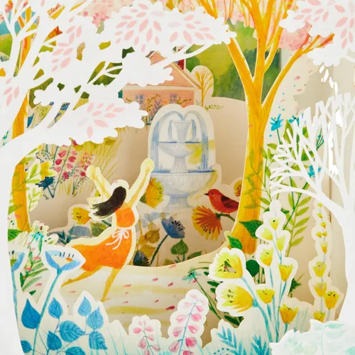 Vista 5 de Hallmark Paper Wonder - Tarjeta de cumpleaños desplegable para mujer (Día hermoso)
