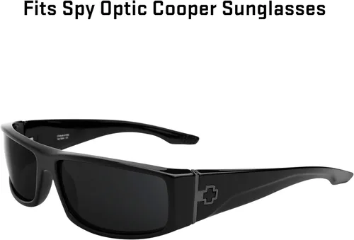 Vista 2 de Revant Lentes de repuesto compatibles con Spy Optic Cooper, polarizadas, color negro sigiloso