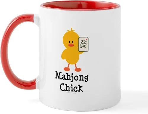 Vista 63 de CafePress Mahjong Mugs - Taza de café de cerámica de 11 oz (11.0 fl oz)