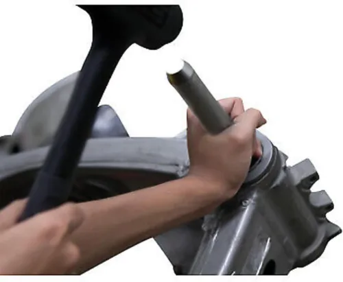 Vista 4 de Pit Posse PPRT2 herramienta para motocicleta para extraer el tubo de dirección - Extractor de rodamientos del eje de dirección - Extracción