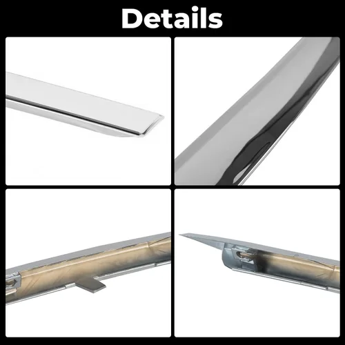 Vista 5 de KARPAL Moldura de capó cromada compatible con SRX 22774203 GM1235120 2010-2016
