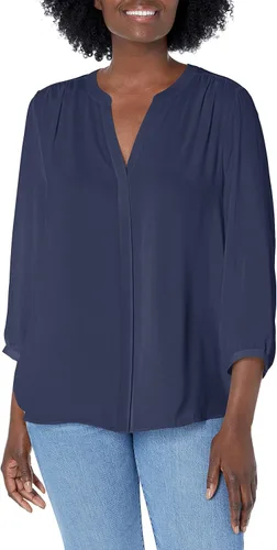 Vista 64 de Blusa petite para mujer con manga 3/4 de la marca NYDJ Alicia Glen