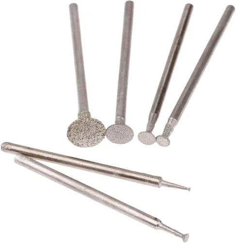 Vista 3 de 6PCS 2.35mm Diamond Grinding Word Jade Tools Needle Agate Tool 1/2/3/4/6/8MM