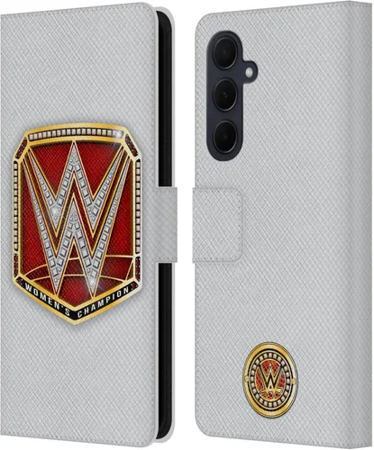 Vista 137 de Head Case Designs Officially Licensed WWE Cruiserweight Champion Title Belts Leather Wallet Case Compatible with Samsung Galaxy A07 4G Campeón