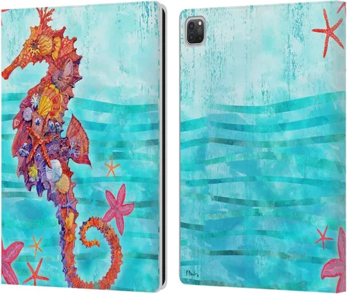 Vista 22 de Head Case Designs Funda de piel con licencia oficial de Paul Brent Agate Mermaid Coastal compatible con Apple iPad Air 11 2020/2022/2024/2025 Sirena