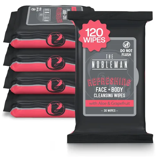 Vista 19 de Toallitas limpiadoras activas/limpiadoras/energizantes para hombre + cuerpo - Paquete de 3 (90 unidades)