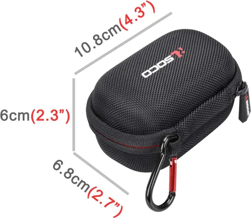 Vista 3 de RLSOCO Funda de transporte para Bose QuietComfort (modelo 2020) / auriculares deportivos inalámbricos con cancelación de ruido, color negro