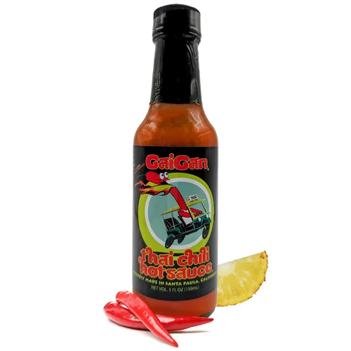 Vista 10 de GaiGan - Salsa picante de ajo, chile tailandés y glaseado, condimentos veganos totalmente naturales sin gluten con bajo contenido de sodio y sin