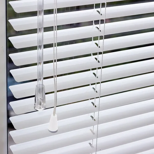 Vista 9 de SEWACC Perillas de cordón para ciegas, 15 piezas de cordón de plástico blanco con borlas, pomos para persianas romanas o persianas, cortinas