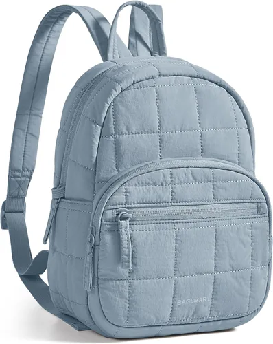 Vista 14 de BAGSMART Mochila de viaje para mujer, mochila universitaria para laptop de Negro
