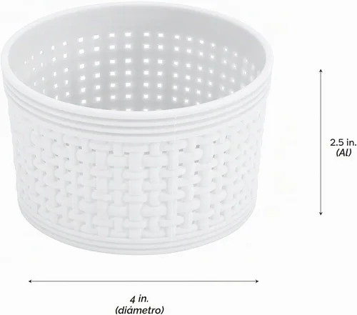 Vista 5 de Simplify Juego organizador de 6 piezas Contenedores de varios tamaños Multiuso Oficina Escritorio Dormitorio Baño Cesta