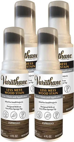 Vista 14 de Varathane 385685 Tinte para madera con menos desorden y aplicador, 4 onzas, Lavado blanco