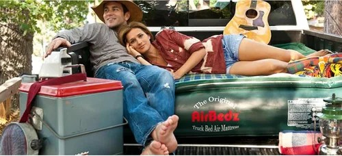 Vista 6 de Pittman Outdoors AirBedz Lite PPI PV202C - Colchón inflable de tamaño completo y corto de 6'-6.5' para cama de camión con bomba de aire DC con cable
