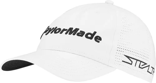 Vista 9 de Taylormade Golf 2026 Tour Litetech Sombrero Blanco Ajustable Negro
