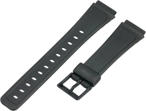 Vista 2 de voguestrap tx1852allstrap 18mm BLACK regular-length Fits Casio y otros deporte reloj de banda
