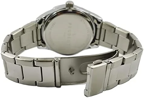 Vista 6 de Peugeot - Reloj deportivo para mujer con pulsera de acero y esfera de color de moda, 35mm