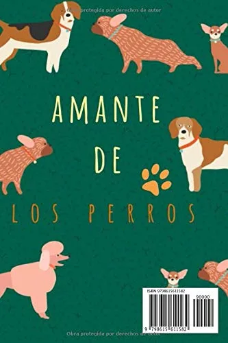 Vista 2 de Amante De Los Perros Este diario de salud y alojamiento de perros es perfecto para todos los amantes de los perros Vigile la salud de su mascota