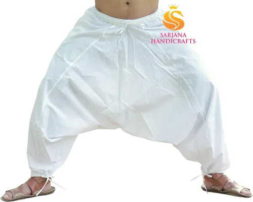 Vista 3 de SARJANA HANDICRAFTS Pantalones bohemios de algodón para hombre