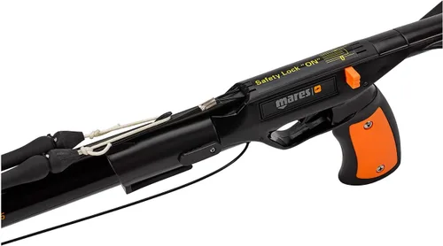 Vista 2 de Mares Bandit Sling Speargun - Fusil de pesca submarina duradero y fácil de usar - Mango ergonómico, eje de 7mm y banda elástica circular de 16mm