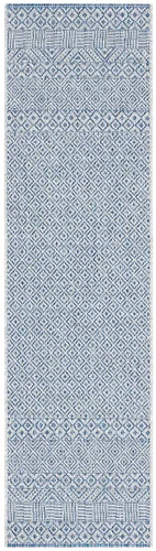 Vista 15 de SAFAVIEH Alfombra lavable al aire libre, colección Courtyard - 2'3" x 5', gris y negro, no desprende pelusa y fácil limpieza, ideal para patio
