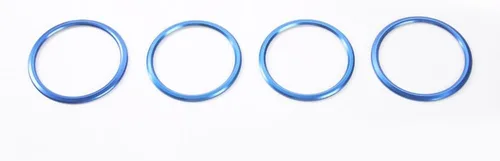 Vista 2 de para accesorios de Camaro AC Manija de aire acondicionado Cubierta de ventilación de salida para Chevrolet Camaro 2016, 2017, 2018, 2019, 2020 Azul