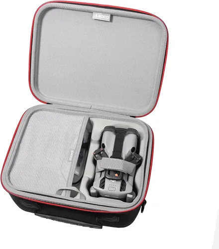 Vista 6 de RLSOCO Estuche de viaje para DJI Mini 4K/Mini 2/2 SE Fly More Combo – Se adapta a accesorios combinados: mando a distancia, baterías* 3, cubo