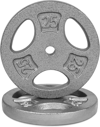 Vista 20 de CAP Barbell Placas de peso de agarre estándar de 1 pulgada