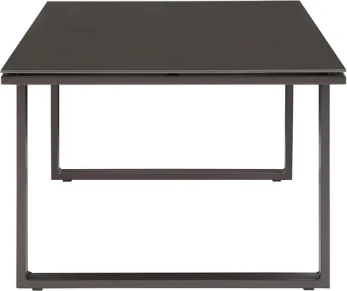 Vista 4 de Modway Fortuna otomana de aluminio para patio al aire libre, color marrón moca