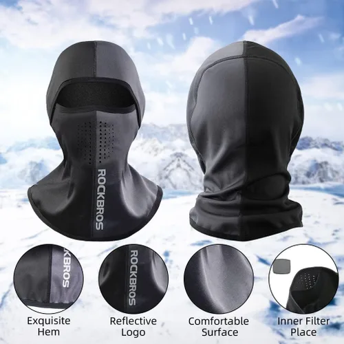 Vista 4 de ROCKBROS mens Blaclava
