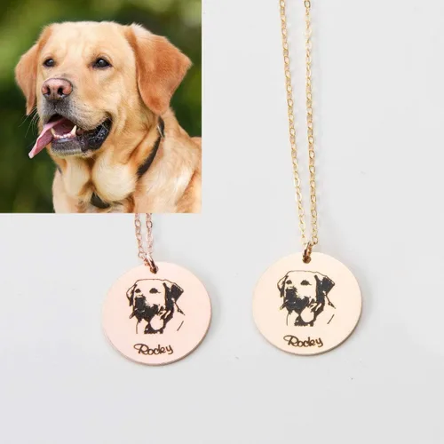 Vista 5 de Customized Loss of Dog Sympathy Gift for Women Dog Bereavement Gifts Rainbow Bridge Pet Memorial Gifts Cat Dog Passing Away Jewelry, Personalized