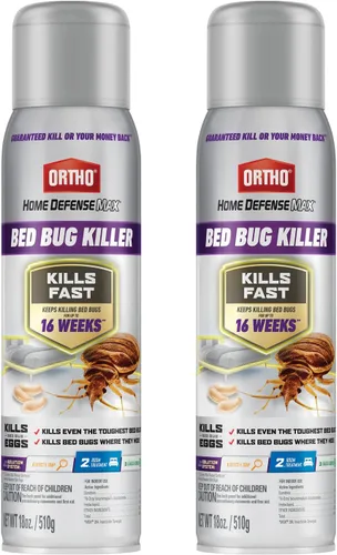 Vista 14 de Ortho Home Defense Max Bed Bug & Flea Killer Powder – Pulgas y chinches en polvo, aplicar a grietas y grietas en marcos de cama y de ventana Aerosol