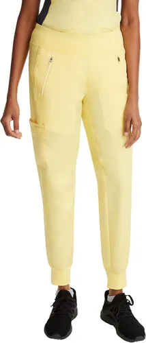 Vista 7 de Healing Hands Pantalón de uniforme médico tipo jogger para mujer Tara con 6 bolsillos, duradero, elástico en 2 direcciones y tela de fácil cuidado