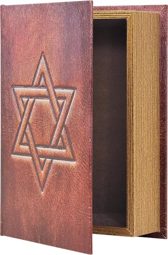 Vista 10 de PACOLO Cajas de libros decorativas, cubierta de madera sintética para almacenamiento oculto de joyas, dinero y efectivo (Avión)